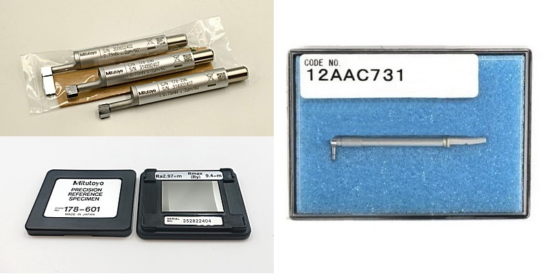 Расходные аксессуары для профилометров Mitutoyo (меры шероховатости, щупы, датчики)