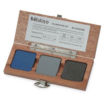 Mitutoyo 64AAA590 комплект мер твёрдости Шора тип D (3 шт НD)
