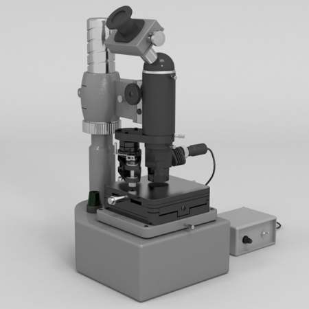 ПМТ-3M (после 1996 г.в.) микротвердомер по шкалам Виккерc (Vickers), Кнуп (Knoop) и Беркович (Berkovich)