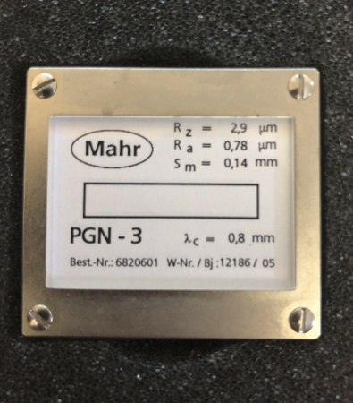 PGN меры шероховатости для поверки приборов для измерений шероховатости поверхности