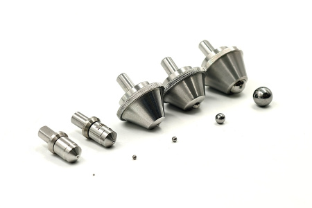 Линейка шариков в оправках к твердомерам Бринелля - 3