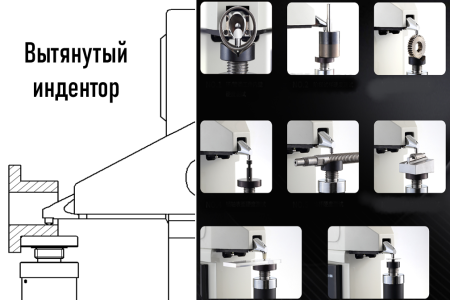 Метолаб 103 твердомер стационарный Роквелла (HRA, HRB, HRC) замер внутри труб, колец, подшипников, на уступах + поверка + комплект МТР с поверкой