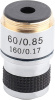 Объектив 60X/0,85 (160/0,17) подпружиненный для микроскопа