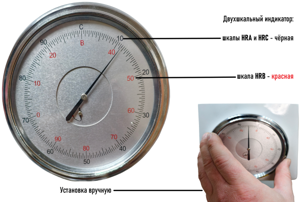 Твердомер Роквелла стационарный ТРР с поверкой