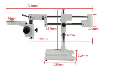 Стереоскопический тринокулярный микроскоп Eakins STL с камерой 48 Мп