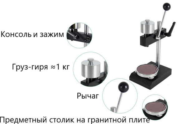 Штатив механический для твердомера (дюрометра) по Шору типа A