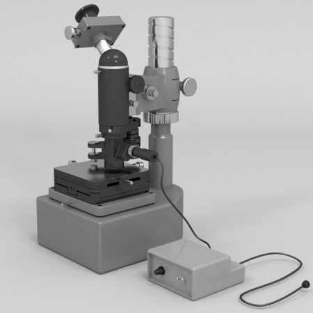 ПМТ-3M (после 1996 г.в.) микротвердомер по шкалам Виккерc (Vickers), Кнуп (Knoop) и Беркович (Berkovich)