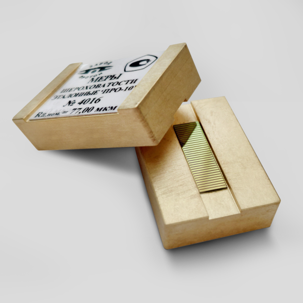 ПРО-10 меры шероховатости эталонные, разряд 1 по ГОСТ 8.296-2015, параметр Ra номиналы: