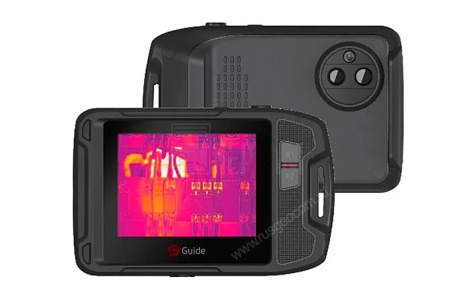 Тепловизор (класс IP54: водо-пыленепроницаемый, ударопрочный) Guide P120V с поверкой (матрица детектора 120*90, температура: -20...+400)