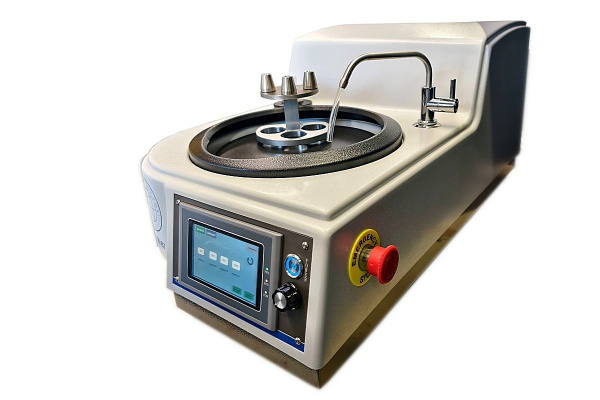 MP-100 В-7 шлифовально-полировальный станок (250 мм) с держателем, лабораторный металлографический