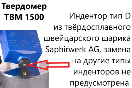 ТВМ 1500 твердомер динамический с поверкой