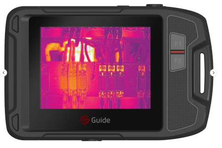 Тепловизор (класс IP54: водо-пыленепроницаемый, ударопрочный) Guide P120V с поверкой (матрица детектора 120*90, температура: -20...+400)