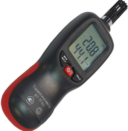 Термогигрометр со встроенным зондом В7-ТГ83В с поверкой