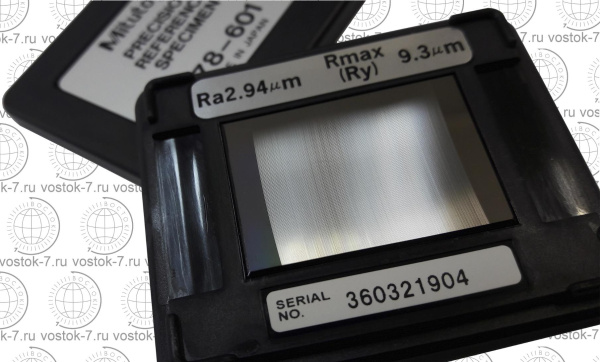 Mitutoyo 178-602 мера шероховатости, параметры Ra 2,94 мкм; R max (Ry) 9,3 мкм