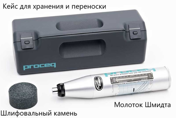 Молоток Шмидта - склерометр Original Schmidt и SilverSchmidt