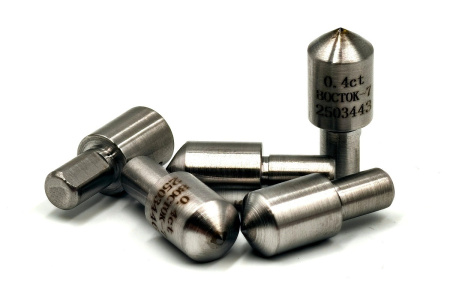 Наконечник алмазный НК 1 0,4 карата к твердомерам Роквелл и Супер-Роквелл - сфероконический (конический) индентор