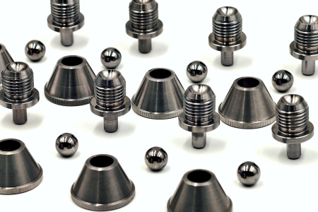 Наконечник шариковый 10 мм с разъёмной оправкой к твердомерам Бринелля - сборочное производство