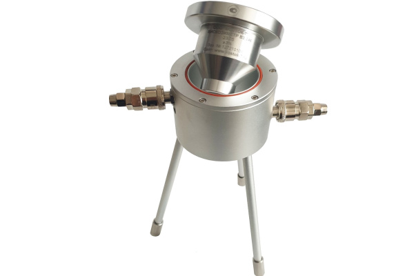 Штатив-стойка с термокожухом из анодированного алюминия с покровным стеклом для удаления излишков жидкости с пузырьковым уровнем арт. ТМТ13