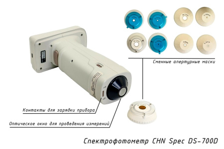 Портативный спектрофотометр CHN Spec DS-700D - Сменные апертуры для проведения измерений