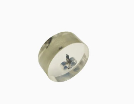 Фиксаторы образцов (металлические клипсы) для удержания образцов при запрессовке - 100 шт 