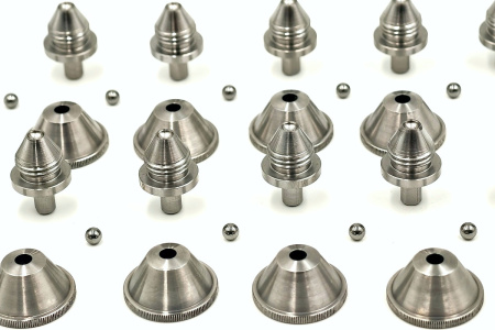 Наконечник шариковый 5 мм с разъёмной оправкой к твердомерам Бринелля - сборочное производство