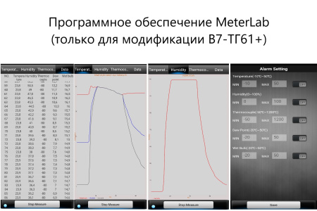 Термогигрометр с выносным зондом В7-ТГ61+ с поверкой