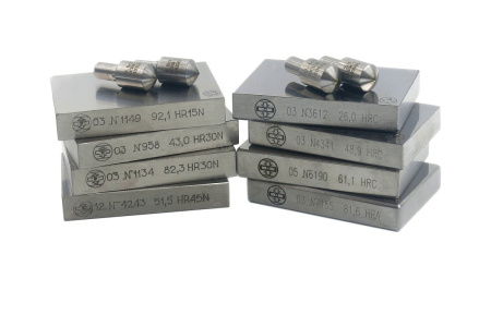 Наконечники алмазные НК 1 и меры твердости для измерения по методу Роквелла