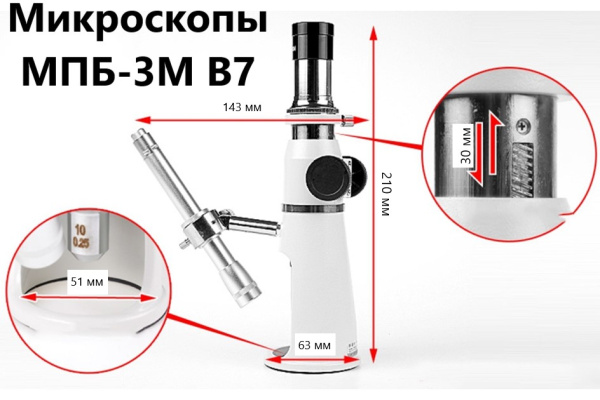 Старая карточка МПБ-3М В7 с 10х окуляром