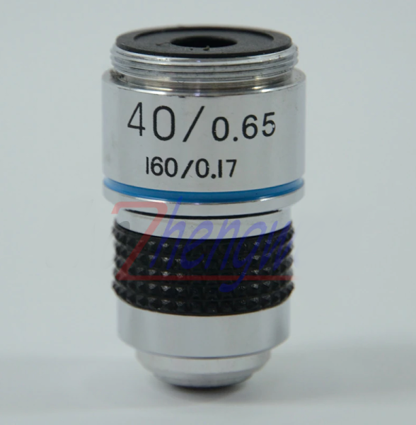 Объектив 40X/0,65 (160/0,17) подпружиненный для микроскопа