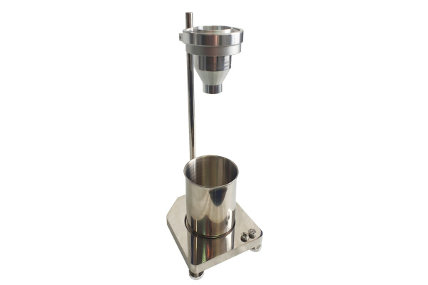 Штатив-стойка из нержавеющей стали со встроенным пузырьковым уровнем и стальным приёмным сосудом арт. ТМТ12