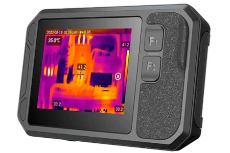 Тепловизор (класс IP54: водо-пыленепроницаемый, ударопрочный) Guide PF210 с поверкой (матрица детектора 256*192, температура: -20...+550)