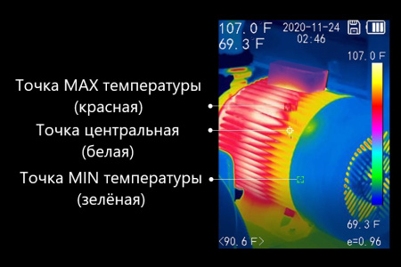 Тепловизор инфракрасный измерительный В7-522 с поверкой